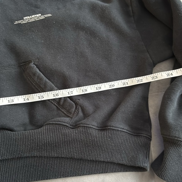 Hollister Black Half-Zip Womens Sweatshirt size small - Picture 4 of 6